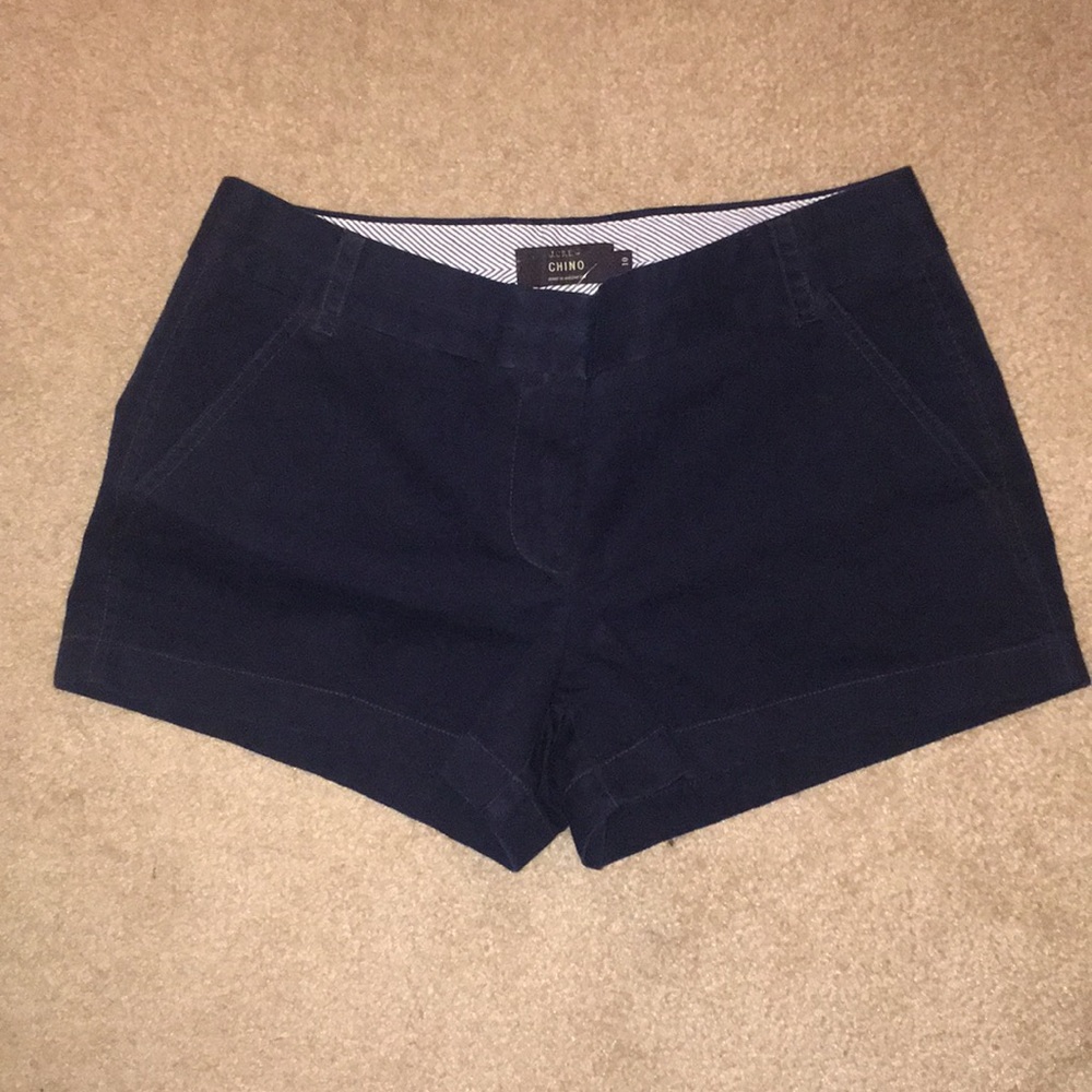 Navy J. Crew Chino shorts